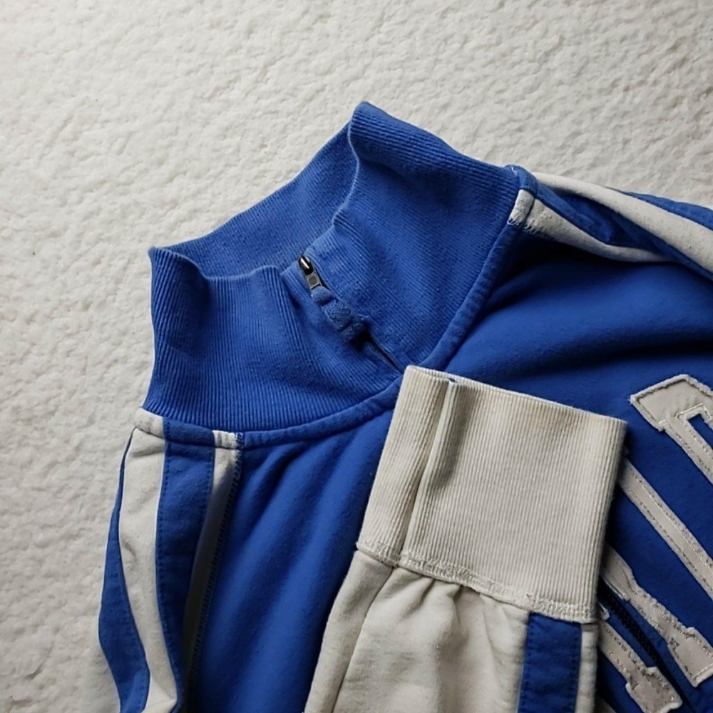 Florida Gators Jacket Mens Large Blue NCAA Football Colosseum Athletics Full Zip
